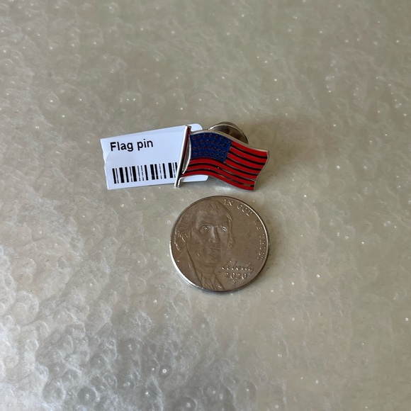 Sterling silver 925 Enameled Flag Pin - Picture 10 of 12